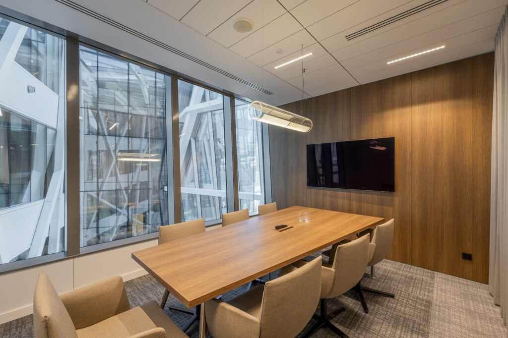 Aria Investments išmanus biuro apšvietimas